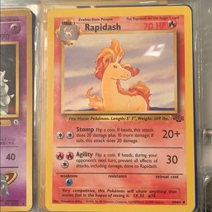 Rapidash 1999 Pokémon card